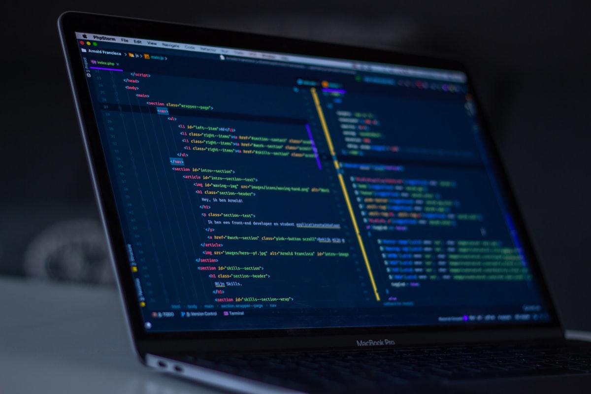 A code editor displaying unrelated Java source — a generic developer stock photo, not an actual compiler architecture diagram